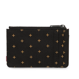 Portemonnee Herschel Supply Co. Oscar Black Gridlock Gold