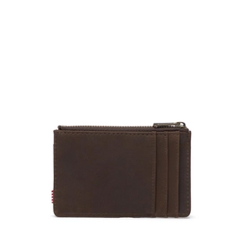 Portemonnee Herschel Supply Co. Oscar Leather Nubuck Brown