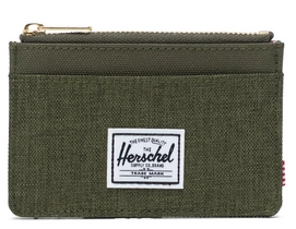 Portemonnee Herschel Supply Co. Oscar Olive Night Crosshatch/Olive Night