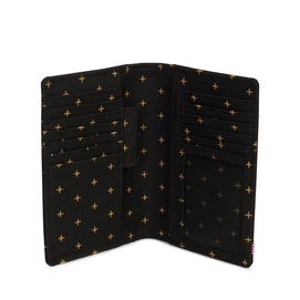Portemonnee Herschel Supply Co. Search Black Gridlock Gold