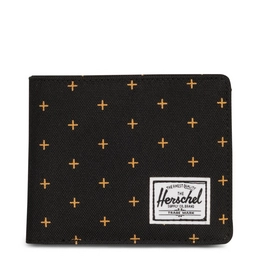 Portemonnee Herschel Supply Co. Roy Coin Black Gridlock Gold