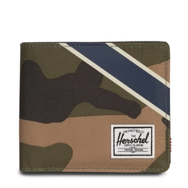 Portemonnee Herschel Supply Co. Offset Roy Coin XL Woodland Camo Silver Green