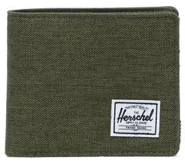 Portemonnee Herschel Supply Co. Roy Coin XL Olive Night Crosshatch/Olive Night