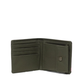 Portemonnee Herschel Supply Co. Roy Coin XL Olive Night Crosshatch/Olive Night