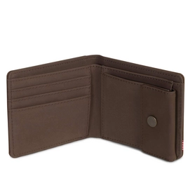 Portemonnee Herschel Supply Co. Hank Coin Leather Brown