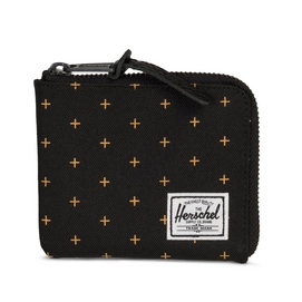 Portemonnee Herschel Supply Co. Johnny Black Gridlock Gold
