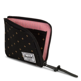 Portemonnee Herschel Supply Co. Johnny Black Gridlock Gold