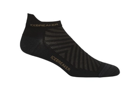 Hardloopsokken Icebreaker Men Run+ Ultralight Micro Black