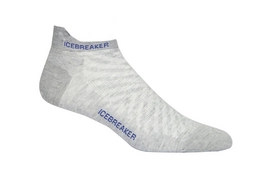 Hardloopsokken Icebreaker Men Run+ Ultralight Micro Blizzard Heather