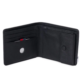 Portemonnee Herschel Supply Co. Tile Roy Coin XL Leather Black Pebbled