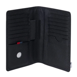Portemonnee Herschel Supply Co. Tile Search Leather Black Pebbled