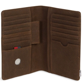 Portemonnee Herschel Supply Co. Tile Search Leather Brown Pebbled