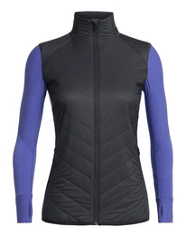 Gilet Icebreaker Women Descender Hybrid Midnight Navy Mystic