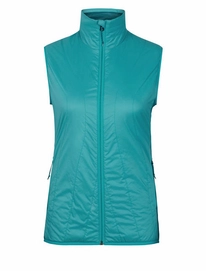 Bodywarmer Weste Icebreaker Hyperia Lite Hybrid Vest Arctic Teal Kingfisher Damen