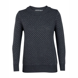 Pull Icebreaker Women Waypoint Crewe Sweater Char Heather
