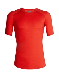 Ondershirt Icebreaker Mens 150 Zone SS Crewe Chili Red Monsoon
