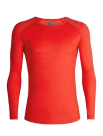 Funktionsunterhemd Icebreaker 150 Zone LS Crewe Chili Red Monsoon Herren
