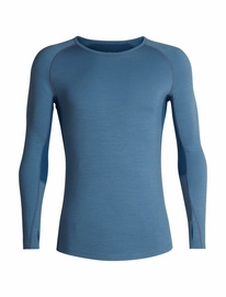 Funktionsunterhemd Icebreaker 200 Zone LS Crewe Granite Blue Prussian Blue Herren