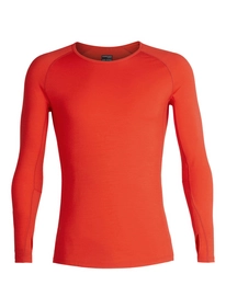 Funktionsunterhemd Icebreaker 200 Zone LS Crewe Chili Red Monsoon Herren
