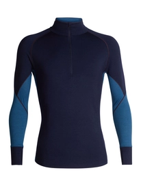 Funktionsunterhemd Icebreaker 260 Zone LS Half Zip Midnight Navy Prussian Blue Herren