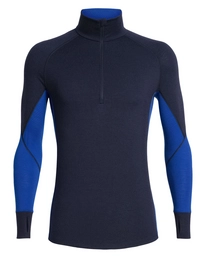 Longsleeve Icebreaker Men 260 Zone LS Half Zip Midnight Navy Surf