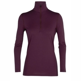 Langarmshirt Icebreaker 200 Oasis LS Half Zip Brazilwood Damen
