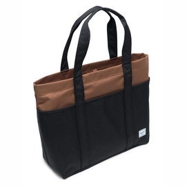 Draagtas Herschel Supply Co. Terrace Black Saddle Brown