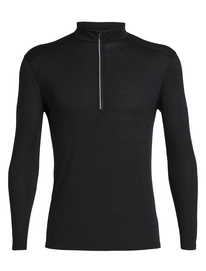 Skipully Icebreaker Men Amplify LS Half Zip Black