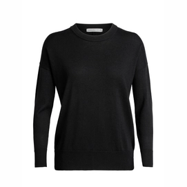 Pullover Icebreaker Shearer Crewe Sweater Black Damen