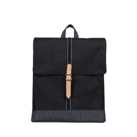 Rugzak Herschel Supply Co. Offset City Mid-Volume Black Black Denim