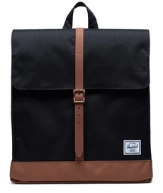 Rucksack Herschel Supply Co. City Mid-Volume Black Saddle Brown