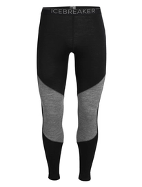 Legging Icebreaker Men 200 Oasis Deluxe Black Gritstone Heather