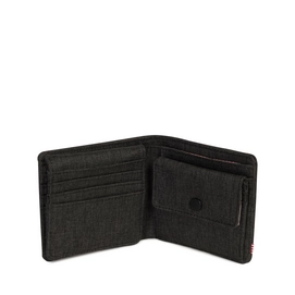 Portemonnee Herschel Supply Co. Hans Coin XL Black Crosshatch