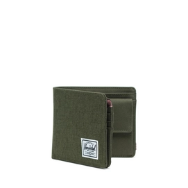 Portemonnee Herschel Supply Co. Hans Coin XL Olive Night Crosshatch/Olive Night
