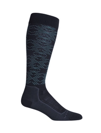 Ski Socks Icebreaker Women Ski Plus Ultralight OTC Crystalline Midnight Navy
