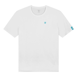 Tennisshirt K Swiss Men Hypercourt Shield Crew White
