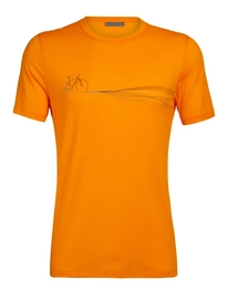 T-Shirt Icebreaker Tech Lite SS Crewe Cadence Paths Sun Herren
