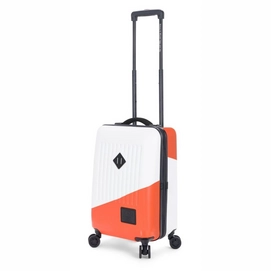 Reiskoffer Herschel Supply Co. Travel Trade Power Carry-On White Vermillion Orange