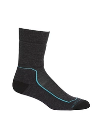 Wandersocken Icebreaker Hike+ Medium Crew Jet Heather Damen