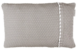 Housse pour Coussin Valencia Koeka Taupe (40 x 60 cm)