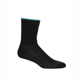 Wandersocken Icebreaker Hike Medium Crew Schwarz Damen