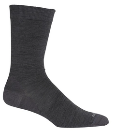 Socken Icebreaker Lifestyle Fine Gauge Crew Gritstone Heather Herren