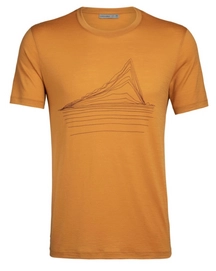 T-Shirt Icebreaker Tech Lite SS Crewe Heating Up Cavern Herren