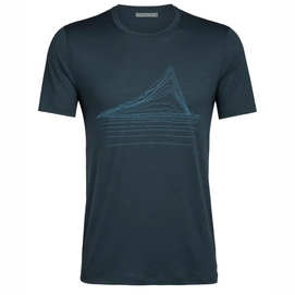 T-Shirt Icebreaker Tech Lite SS Crewe Heating Up Nightfall Herren