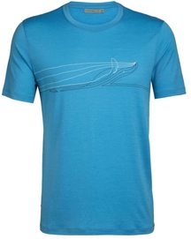 T-Shirt Icebreaker Tech Lite SS Crewe Single Line Whale Polar Herren
