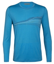 Shirt Icebreaker Tech Lite LS Crewe Impact Timeline Polar Herren