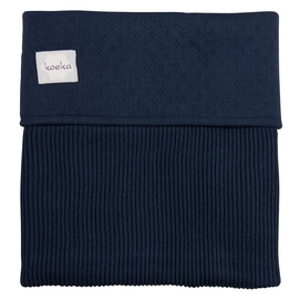 Babydeken Koeka Granada Night Blue Katoen