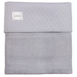 Babydeken Koeka Granada Middle Grey Katoen