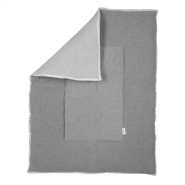 Boxkleed Koeka Vizela Grey Silver Grey (80 x 100 cm)