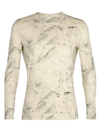 Ondershirt Icebreaker Men Nature Dye 200 Oasis LS Crewe IB Glacier Seed